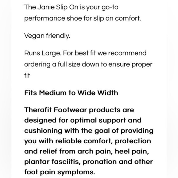 Therafit Janie slip on sneakers size 7 - Picture 3 of 10